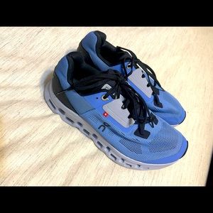 On Running shoes lightly worn. Cloud Stratus blue.
